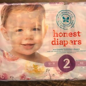 Honest Company Diapers size 2 Floral Print